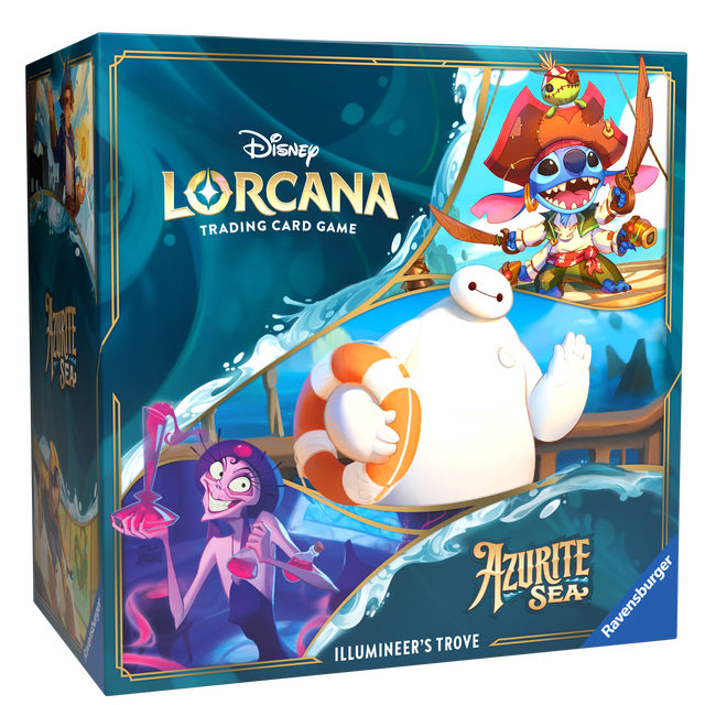 Disney Lorcana Trading Card Game Azurite Sea Illumineer's Trove Set