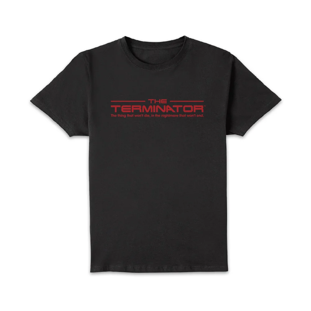 The Terminator Mono Poster Unisex T-Shirt - Black - 4XL Image 1