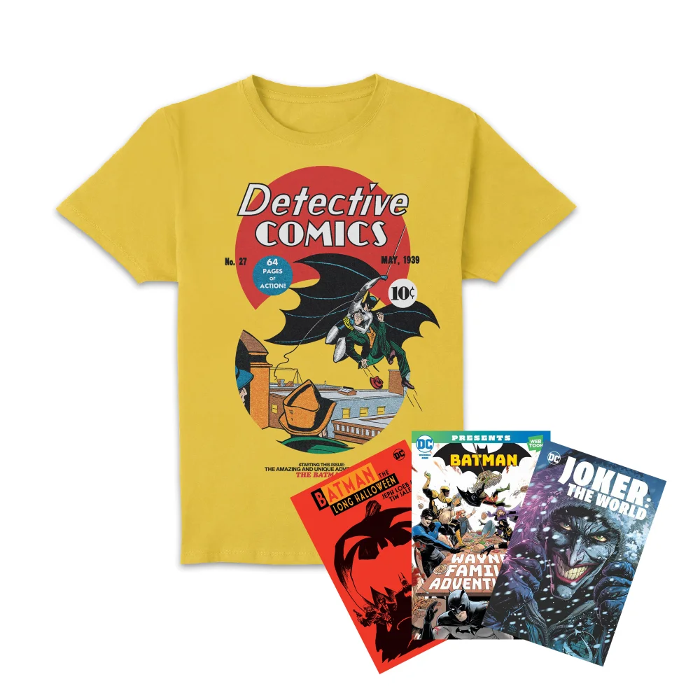 Zavvi Exclusive Detective Comics #27 T-Shirt - Yellow (FREE COMIC BOOK DAY EDITION) - S Image 1