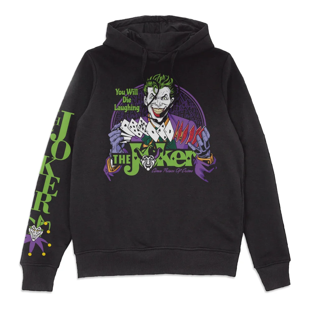 Joker Die Laughing Hoodie - Black - S - Noir Image 1