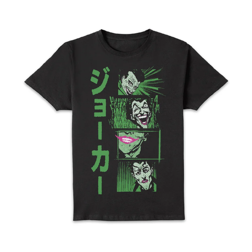 Joker Katakana Laughs Unisex T-Shirt - Black - M - Noir Image 1