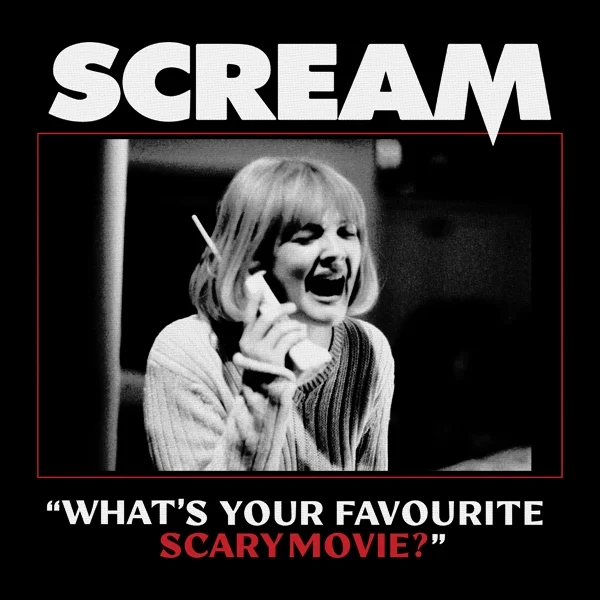 Scream What's Your Favourite Scary Movie? Unisex T-Shirt - Black