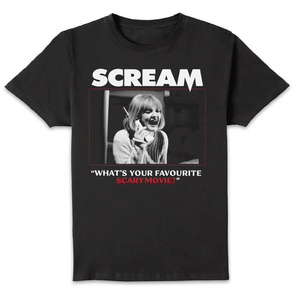Scream What's Your Favourite Scary Movie? Unisex T-Shirt - Black - 3XL Image 1
