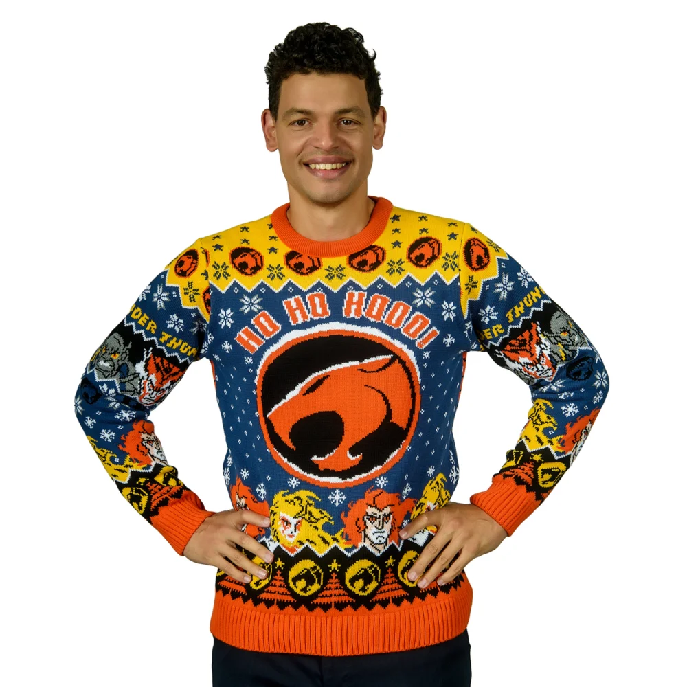 Thundercats Knitted Christmas Jumper - XS Image 1