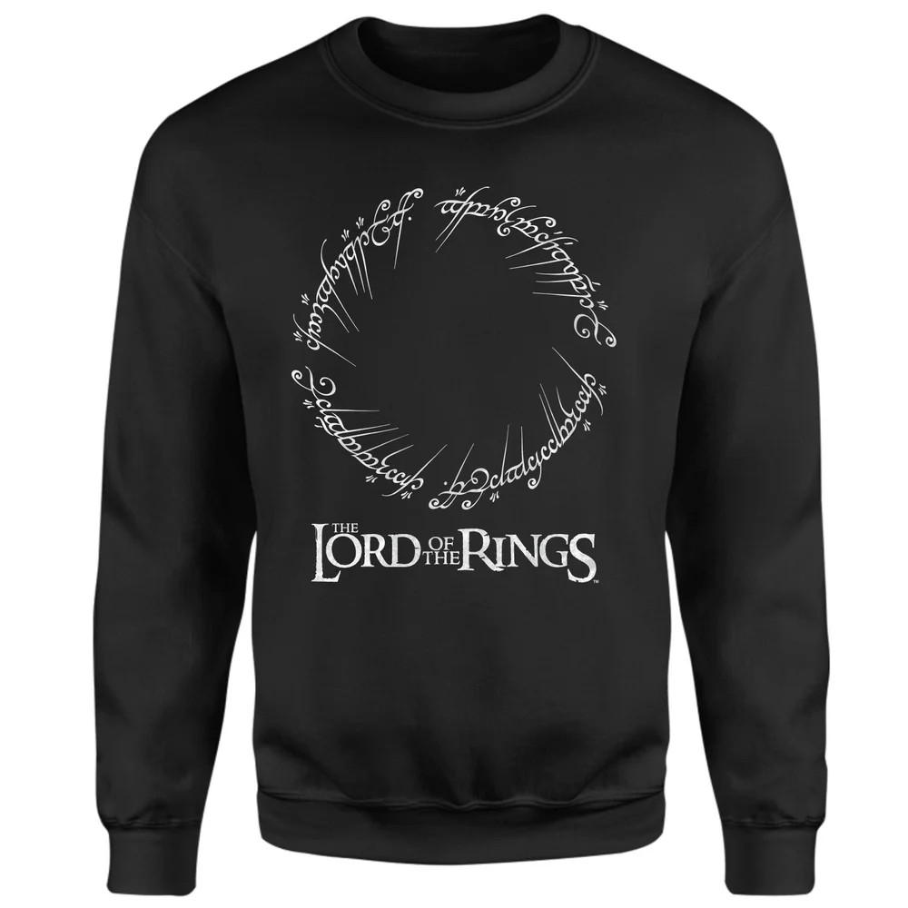 Lord Of The Rings Crest Sweatshirt - Black - S Image 1