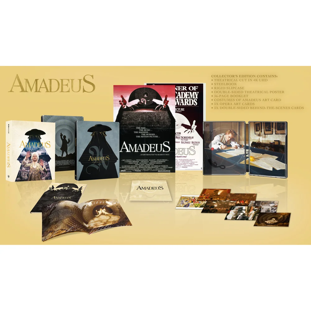 Amadeus Collector's Edition 4K Ultra HD & Blu-ray Steelbook Image 1
