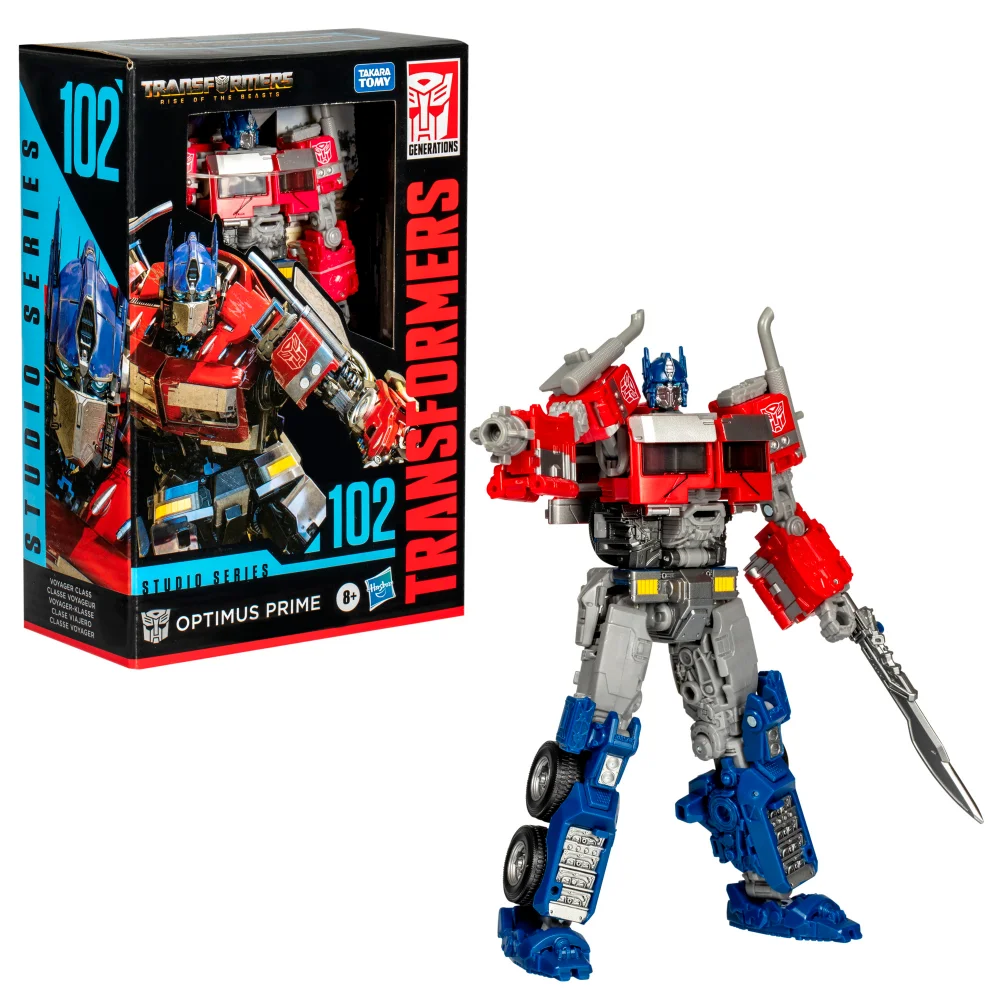 Hasbro Transformers Studio Series Voyager Class Transformers: Rise of the Beasts 102 Optimus Prime 6.5” Action Figure, 8+ Image 1