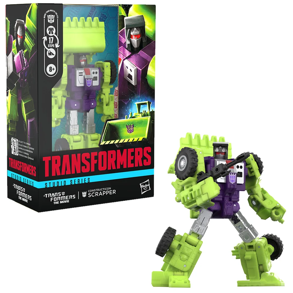 Transformers Studio Series Transformers: The Movie Constructicon Scrapper Action Figure Image 1