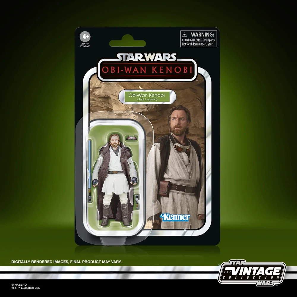 Star Wars The Vintage Collection Obi-Wan Kenobi (Jedi Legend) Action Figure (3.75”) Image 1