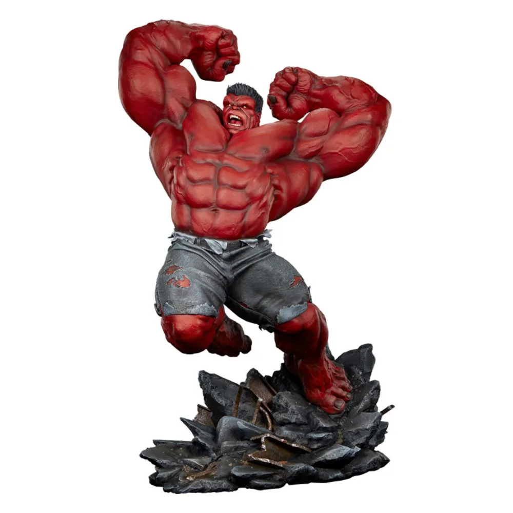 Sideshow Marvel Red Hulk Thunderbolt Ross Premium Format Limited Edition Statue Image 1