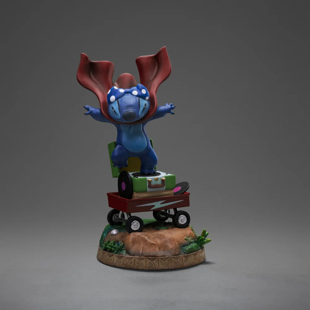Iron Studios Disney Classics Stitch Laundry Art Scale 1/10 Statue Image 1