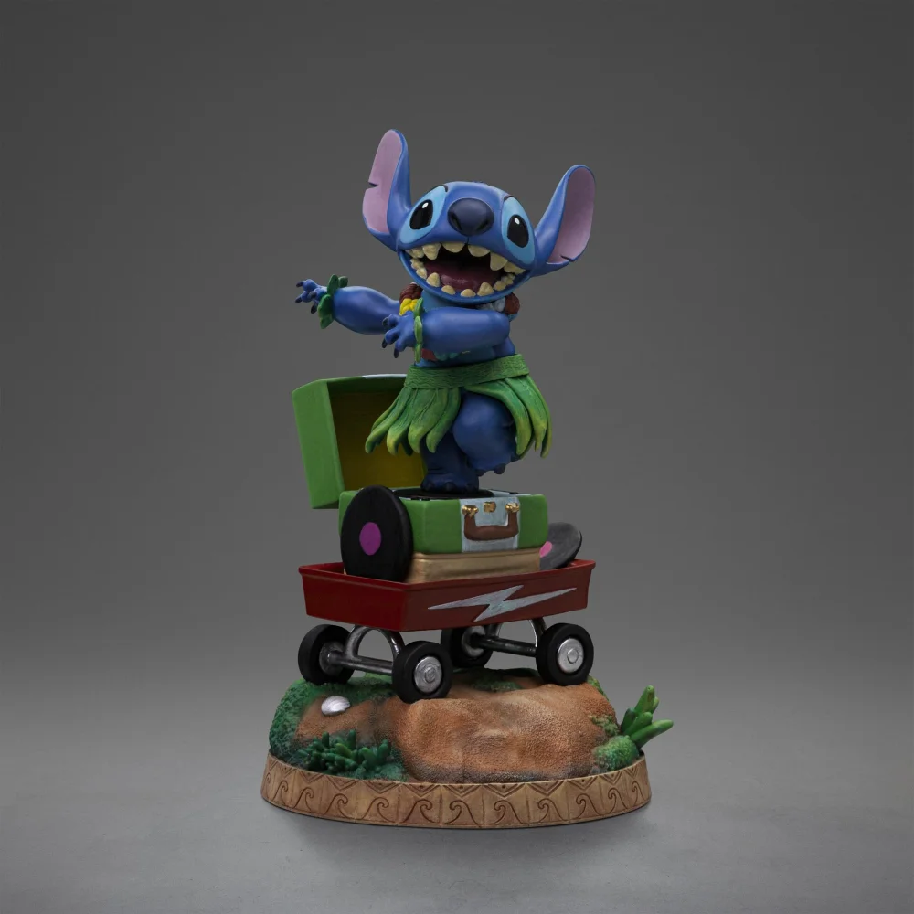 Iron Studios Disney Classics Stitch Hula Art Scale 1/10 Statue Image 1