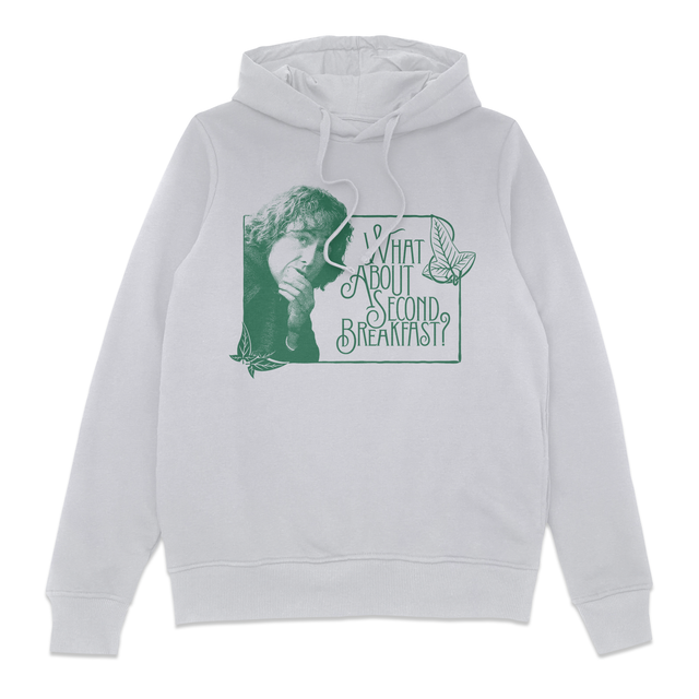 Lord Of The Rings Second Breakfast Hoodie - White
