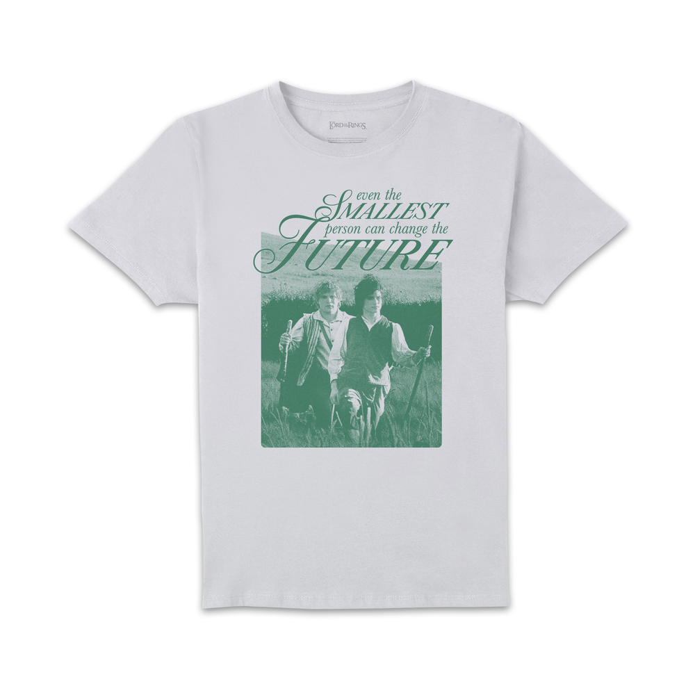 Lord Of The Rings Small Person Unisex T-Shirt - White - M Image 1