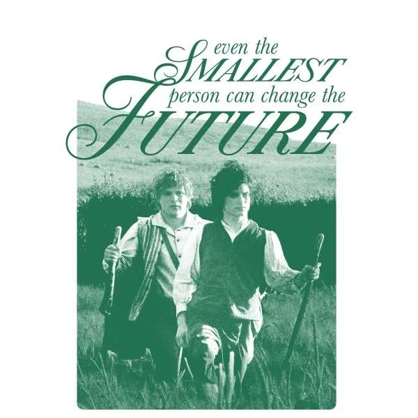 Lord Of The Rings Small Person Unisex T-Shirt - White