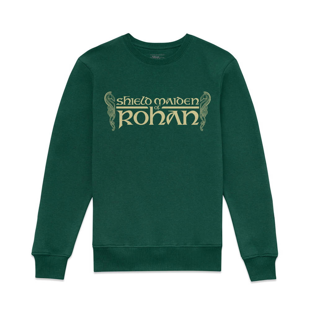 Lord Of The Rings Sheild Maiden Of Rohan Sweatshirt - Green - XS Image 1