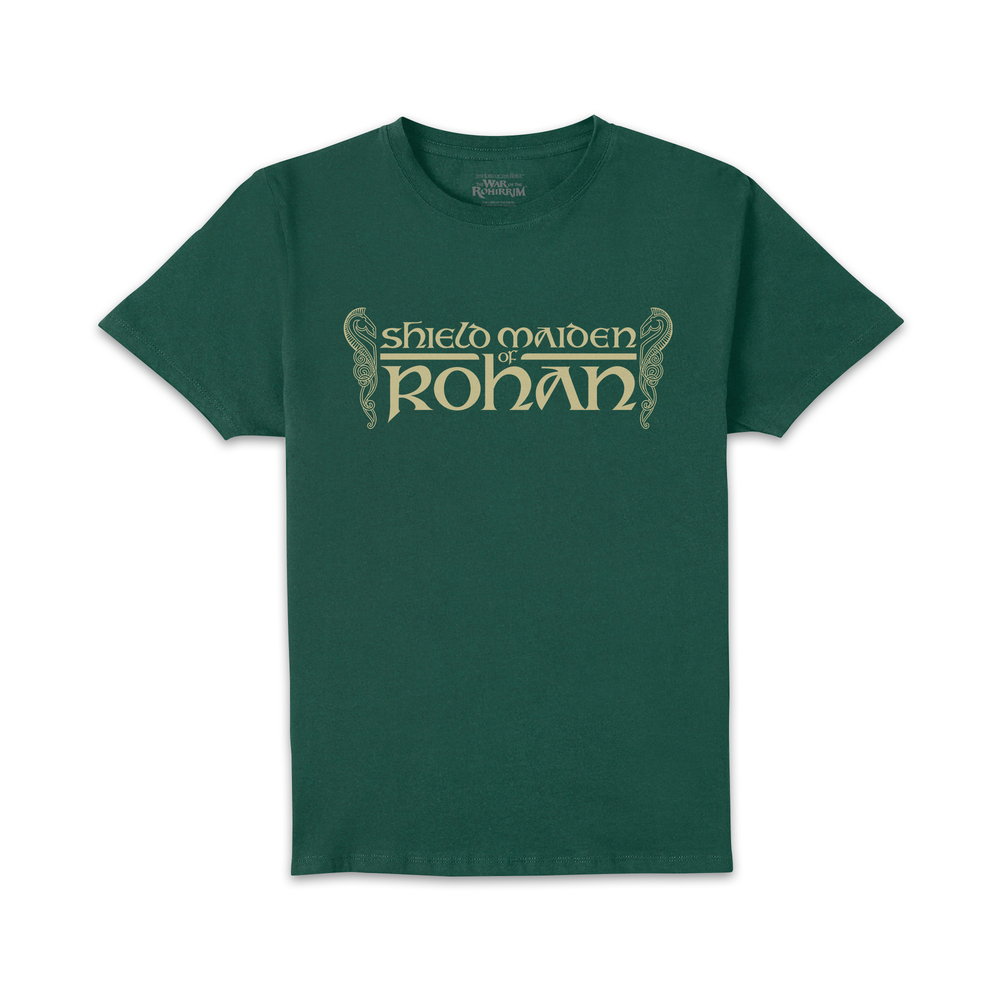 Lord Of The Rings Sheild Maiden Of Rohan Unisex T-Shirt - Green - XL Image 1