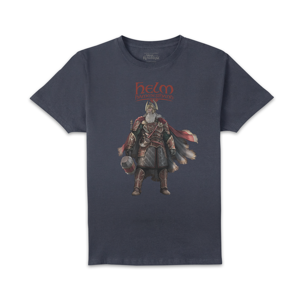 Lord Of The Rings Helm Pose Men's T-Shirt - Navy - S Image 1