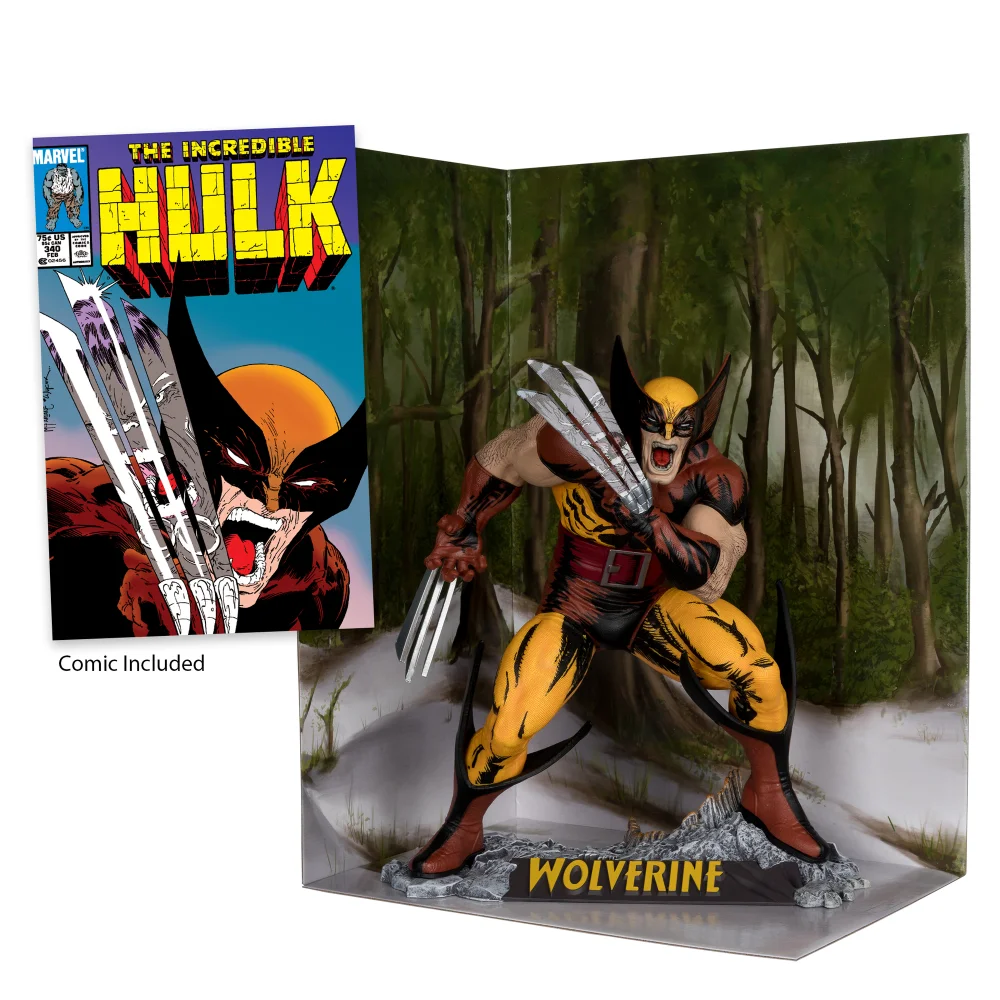 MARVEL COLLECTION 1:6TH WV2 - WOLVERINE BY TODD MCFARLANE (THE INCREDIBLE HULK #340) Image 1
