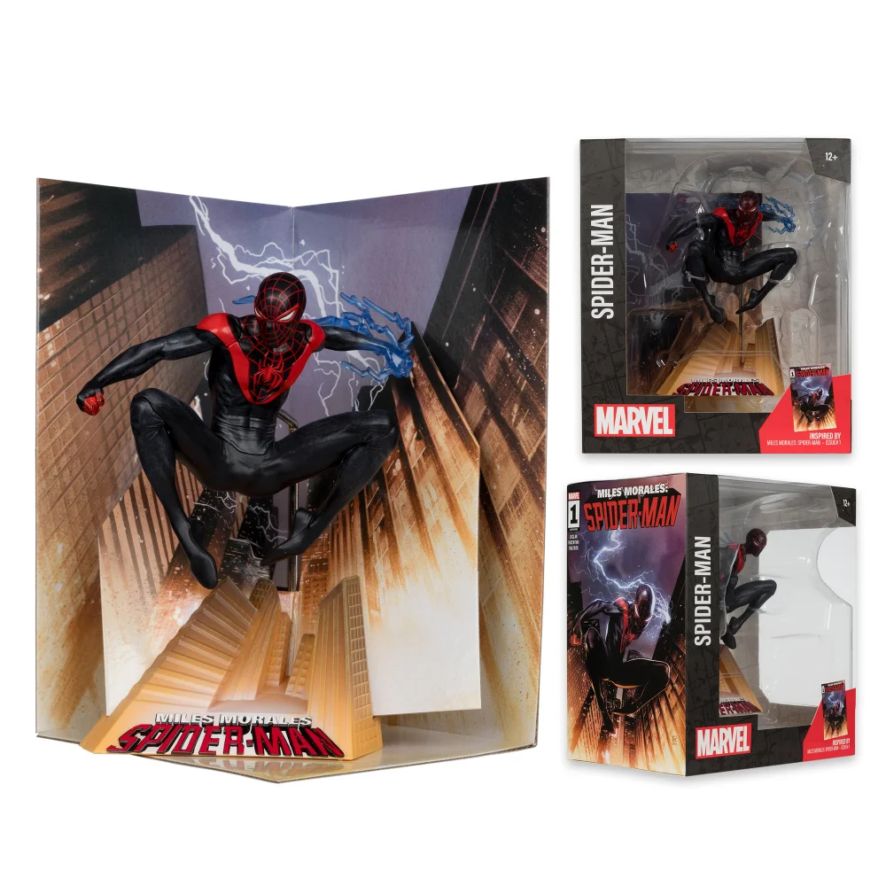 MARVEL COLLECTION 1:10TH WV2 - MILES MORALES (MILES MORALES: SPIDER-MAN #1) Image 1