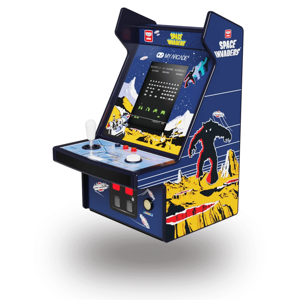 MICRO PLAYER PRO 6.7" SPACE INVADERS PORTABLE RETRO ARCADE Image 1