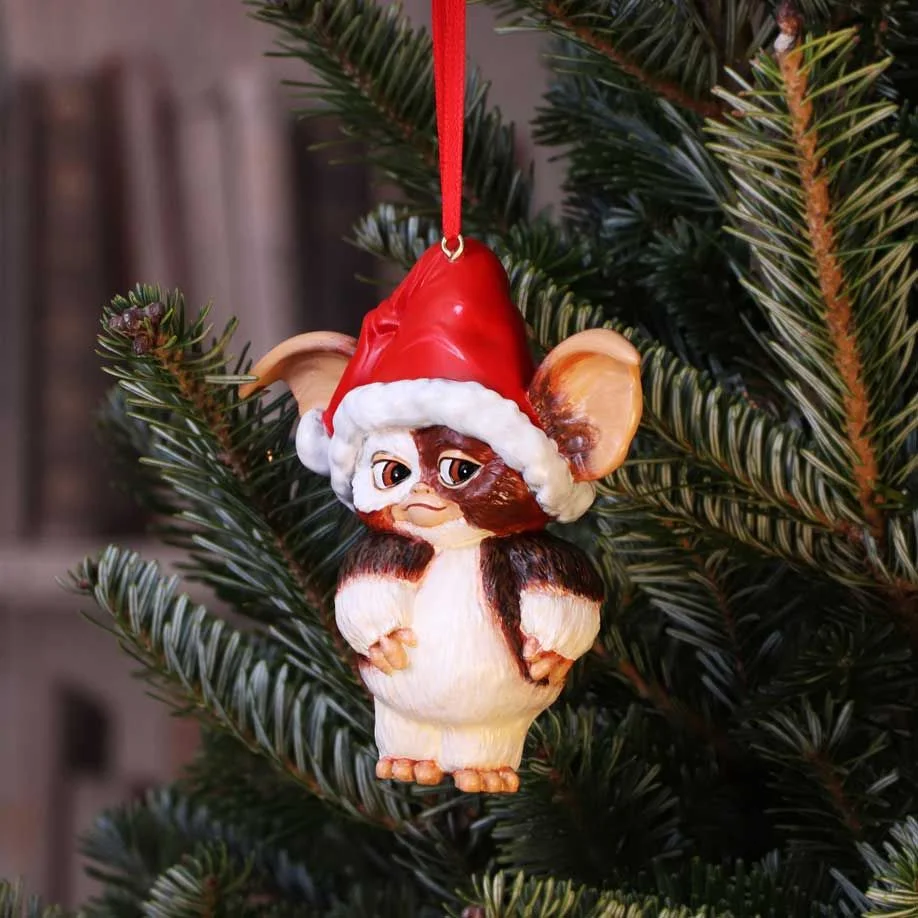 Gremlins Gizmo Santa Hanging Ornament 10.3cm Image 1