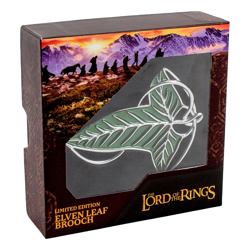 Lord of the Rings: Elven Leaf Pin Brooch Replica Image 1
