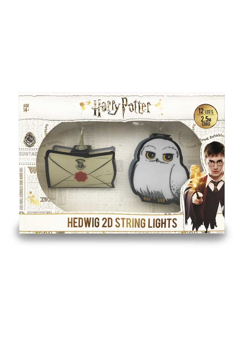 Harry Potter: Hedwig & Letter of Acceptance 2D String Lights Image 1