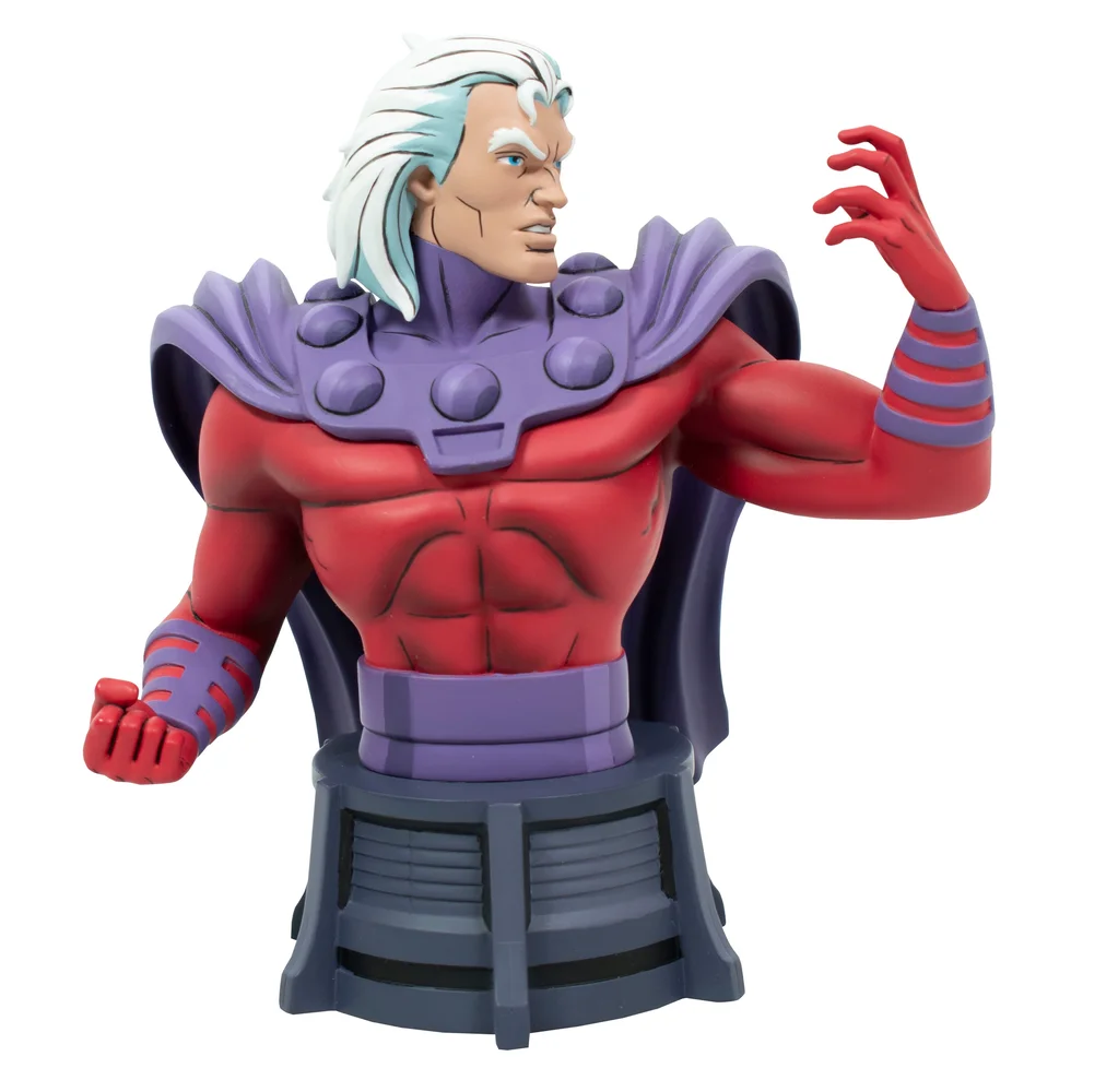 Diamond Select Marvel X-Men Animated Magneto Unhelmeted 1/7 Scale Mini Bust Image 1