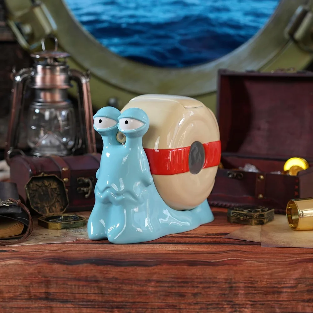 One Piece Transponder Snail Ceramic Premium Teapot Image 1