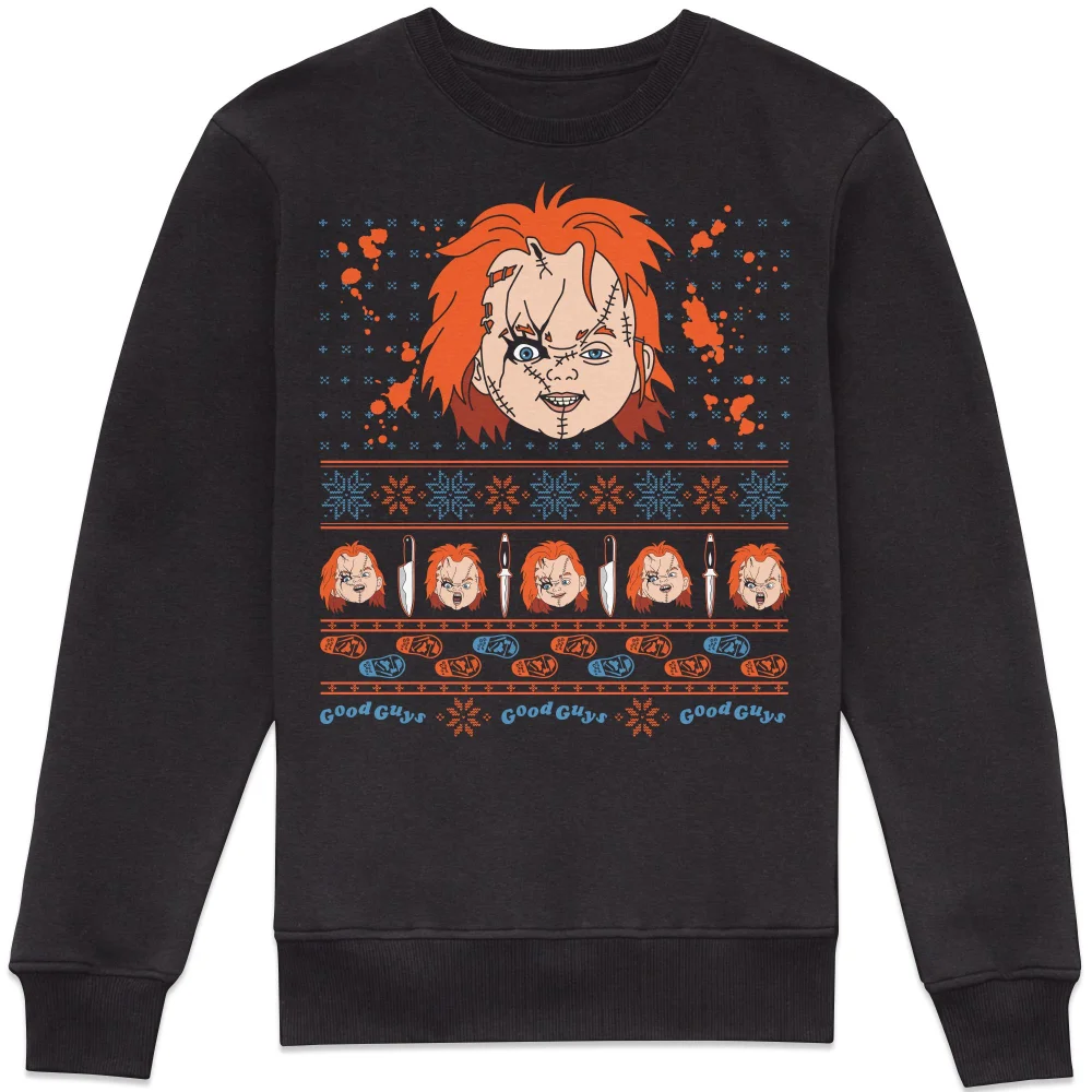 Chucky Killer Christmas Sweatshirt - Black - 5XL Image 1