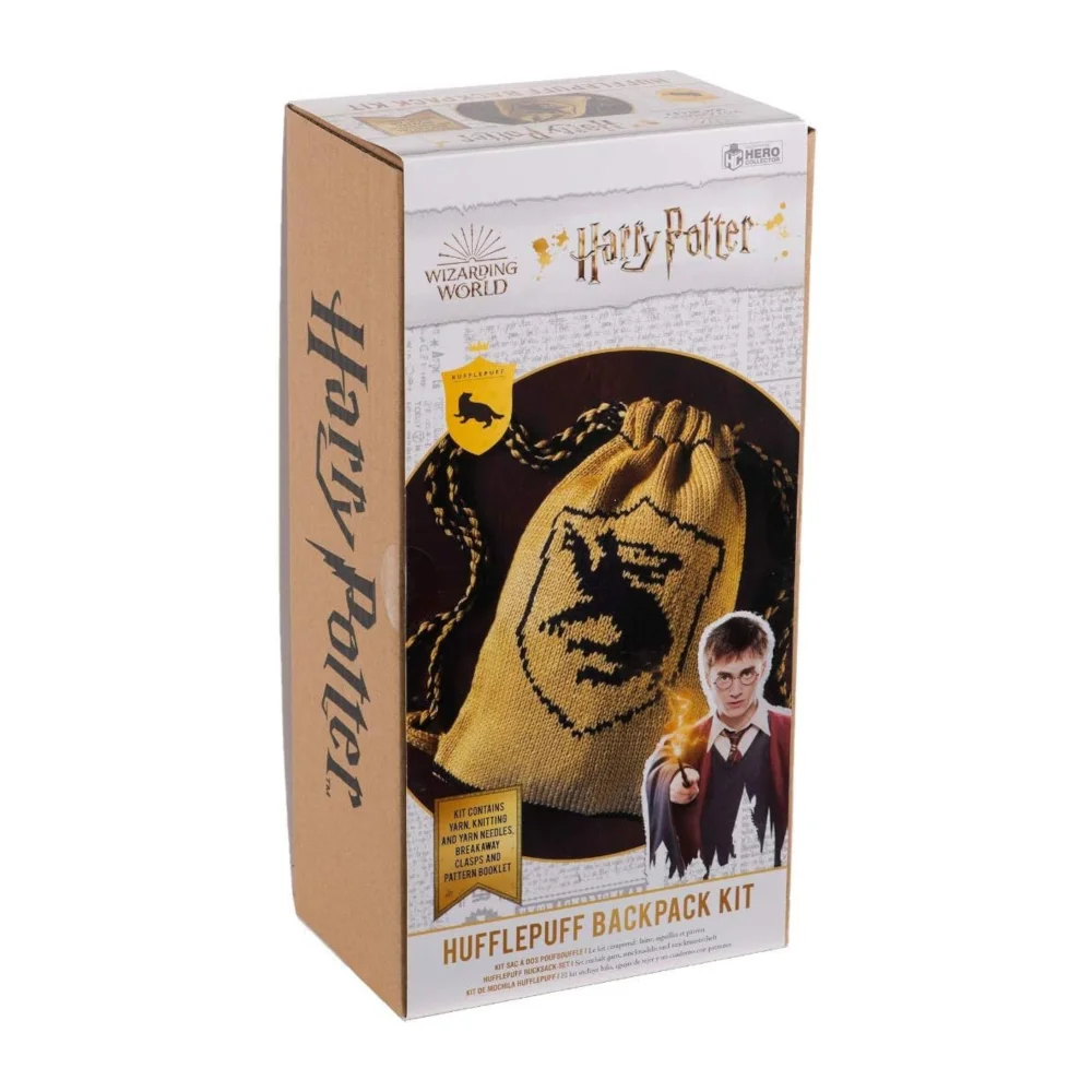 Harry Potter Knit Craft Set Hufflepuff Kit Bags Image 1