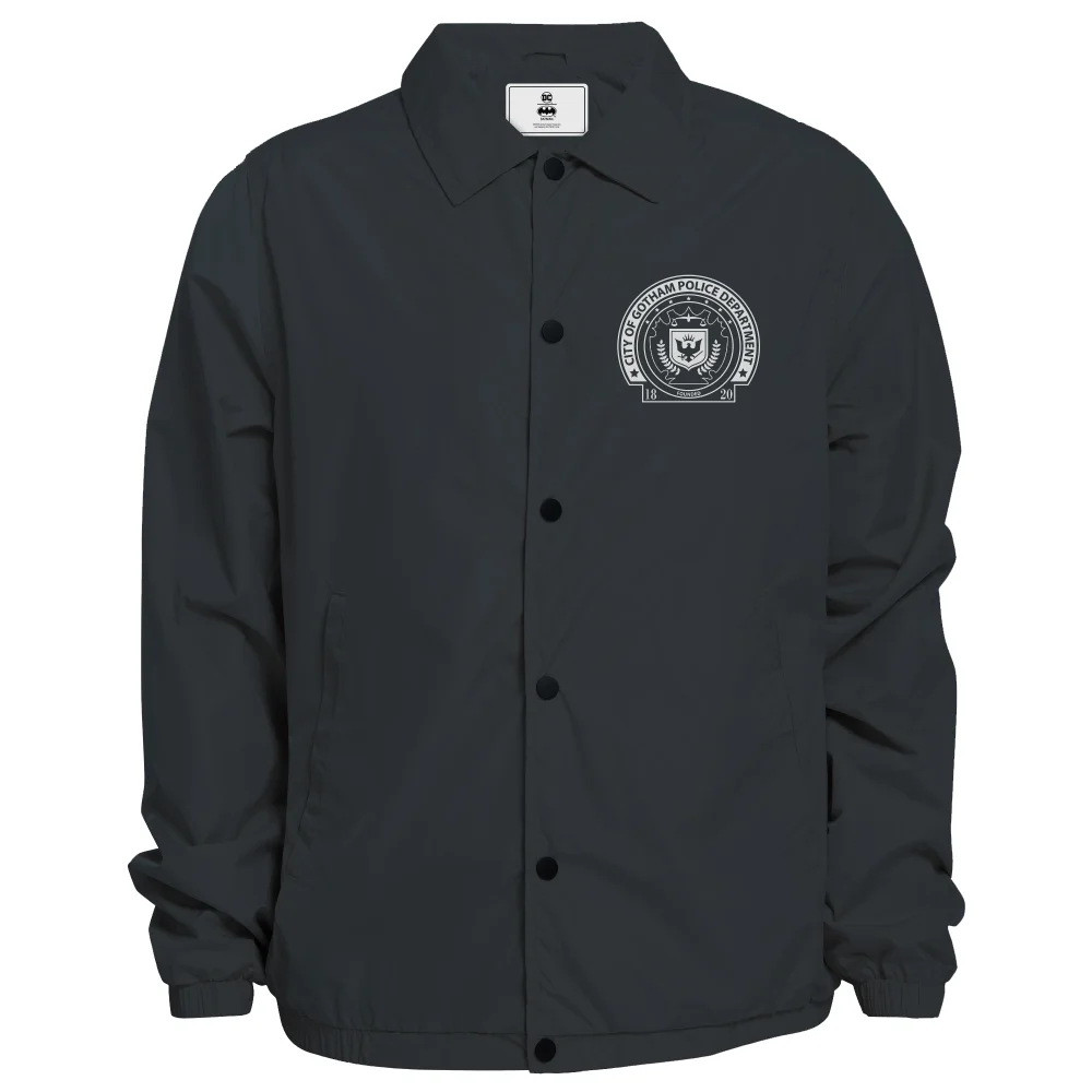 Batman Core Gotham City Police Department Coach Jacket - Black - S Image 1