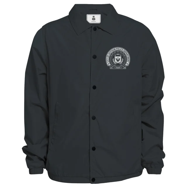 Batman Core Gotham City Police Department Coach Jacket - Black