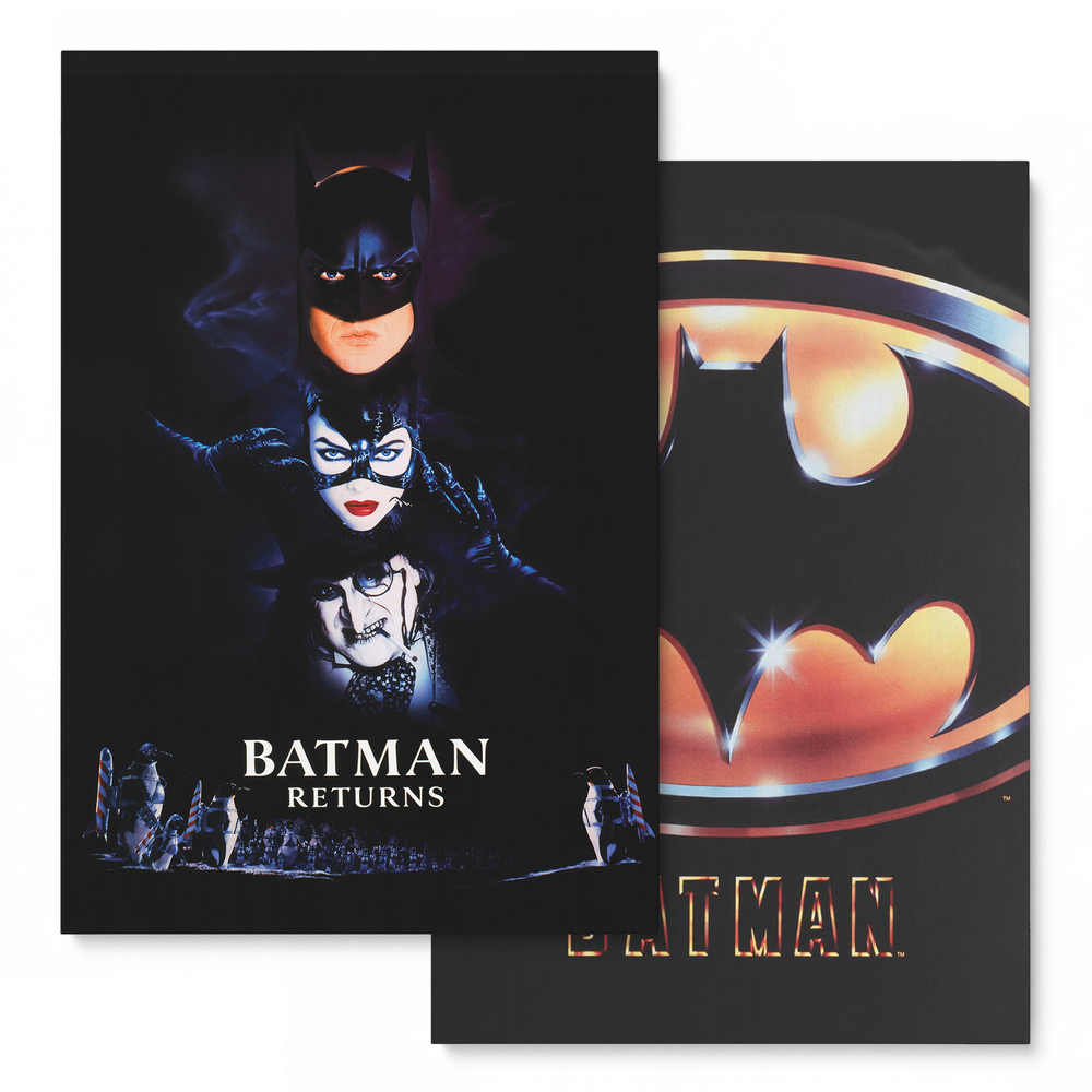Decorsome x Batman Michael Keaton Canvas 2-pack bundle - 20" x 30" Image 1