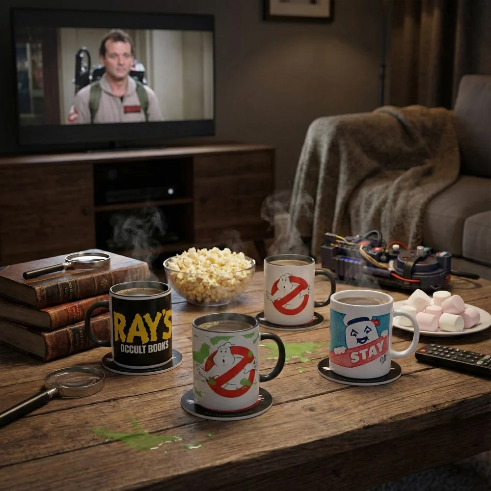 Ghostbusters 4x Mugs & Coasters Bundle Image 1