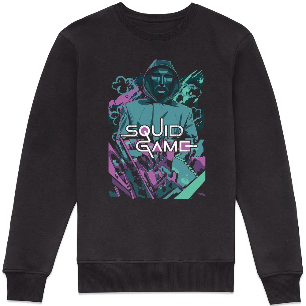 Squid Game Neon Chills Alex Tillbrook Sweatshirt - Black - 3XL Image 1