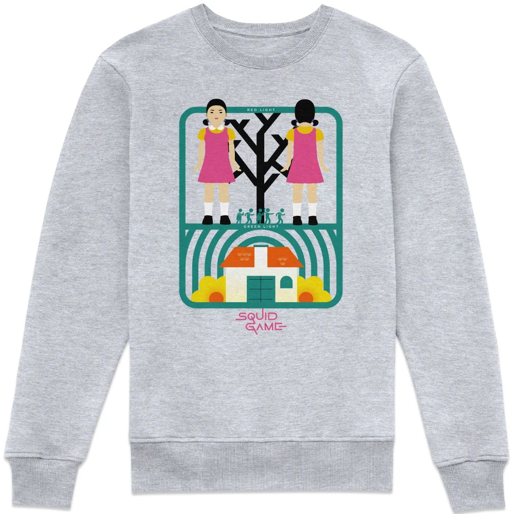 Squid Game Doll Sweatshirt - Grey - XL Image 1