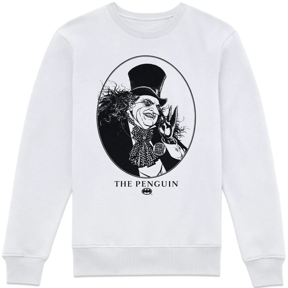 Batman Returns Election Poster Sweatshirt - White - XL Image 1