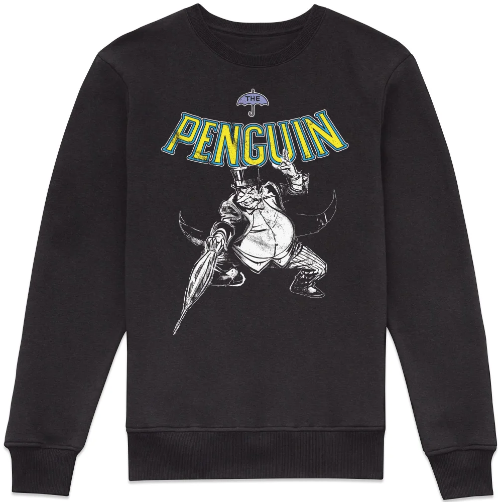 Batman Core Action Pose Sweatshirt - Black - S Image 1