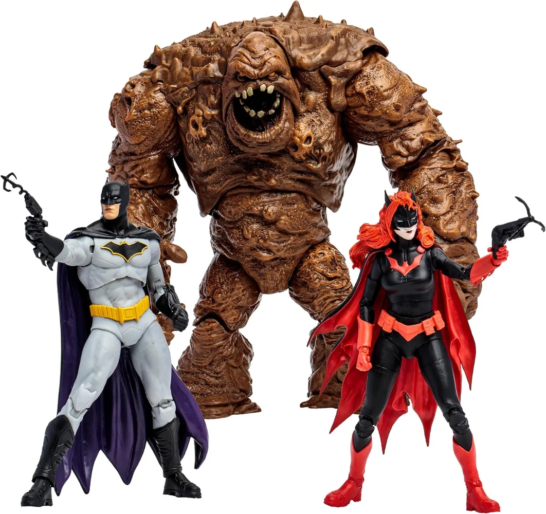 DC MULTIVERSE MULTIPACK - CLAYFACE AND BATWOMAN AND BATMAN (REBIRTH)(GOLD LABEL) Image 1