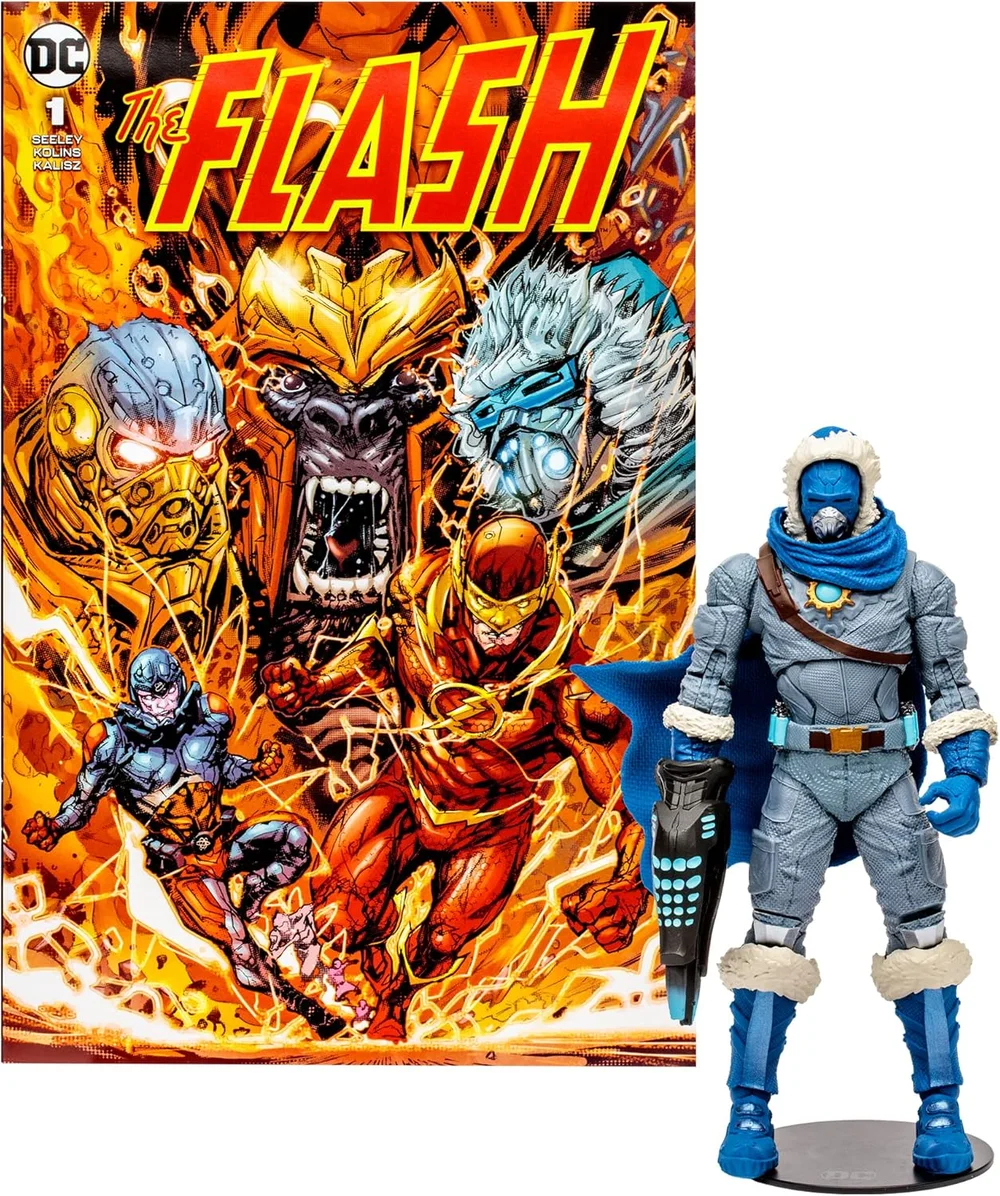 DC DIRECT 7IN FIGURE WITH COMIC - THE FLASH WV2 - CAPTAIN COLD Image 1