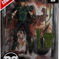 DC DIRECT GAMING 7IN FIGURE WITH COMIC - INJUSTICE 2 WV1 - GREEN ARROW