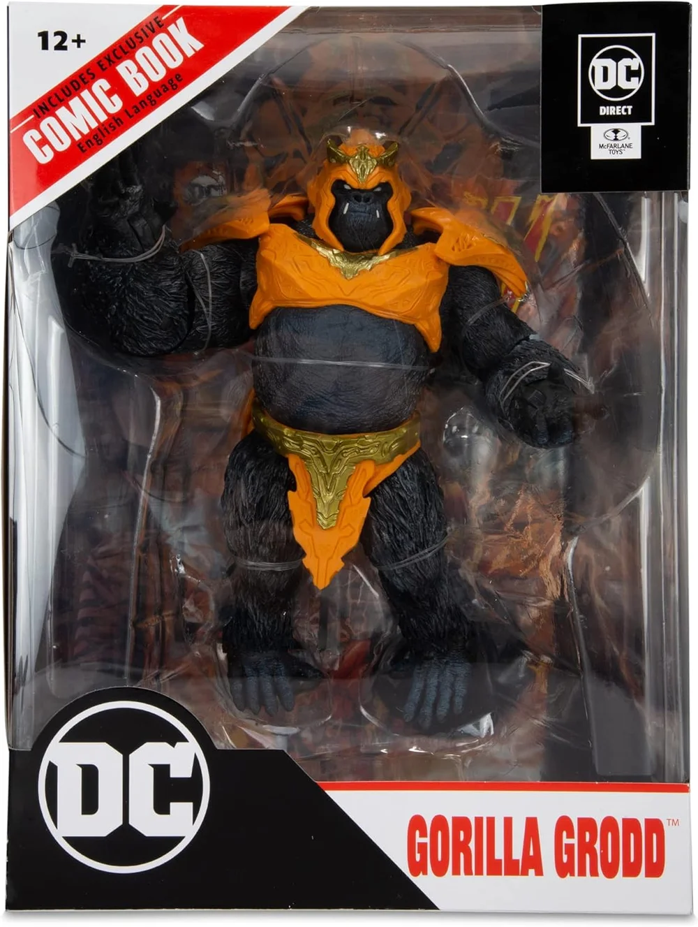 DC DIRECT - COMIC WITH MEGA FIGURE - THE FLASH - GORILLA GRODD Image 1