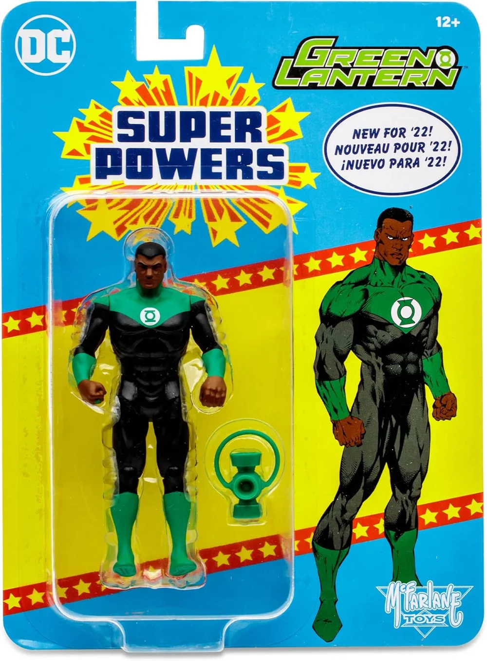 DC DIRECT - SUPER POWERS 5IN FIGURES WV2 - GREEN LANTERN JOHN STEWART Image 1