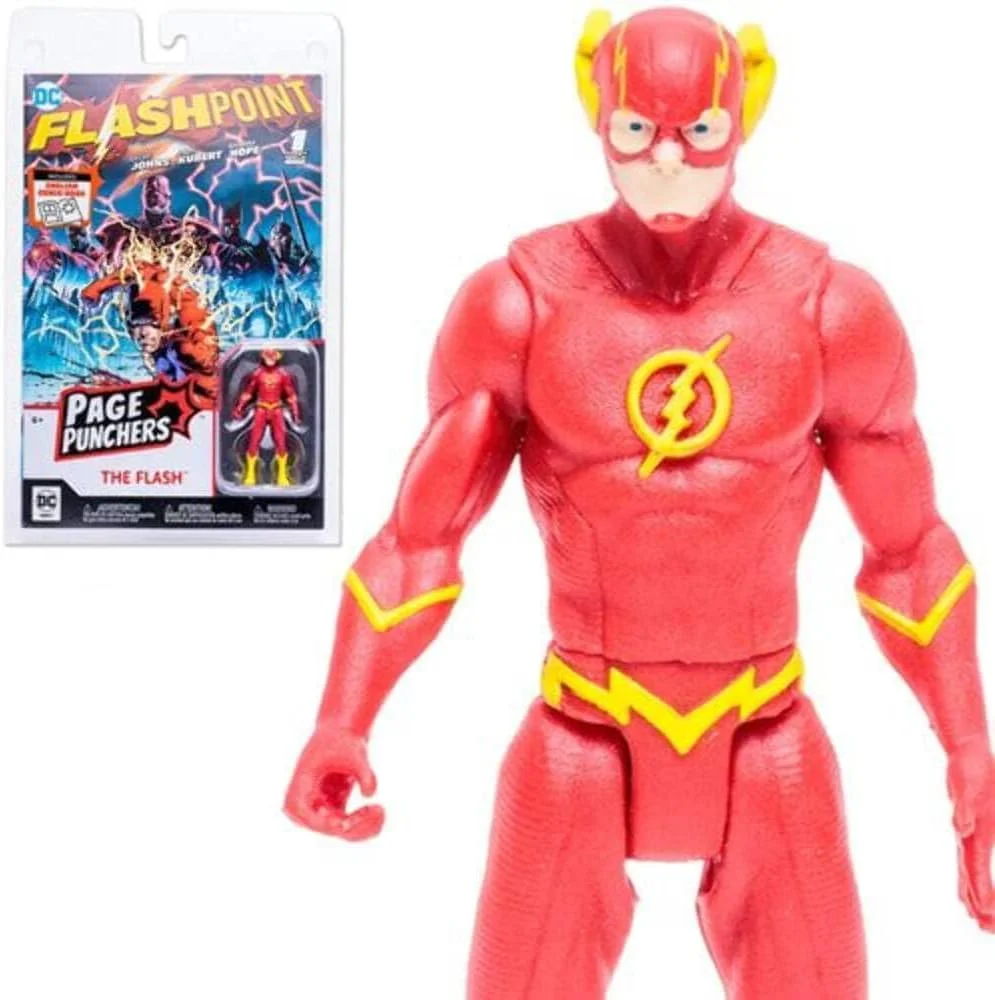 DC DIRECT - 3IN COMIC WITH FIGURE WV1 - THE FLASH (FLASHPOINT) Image 1