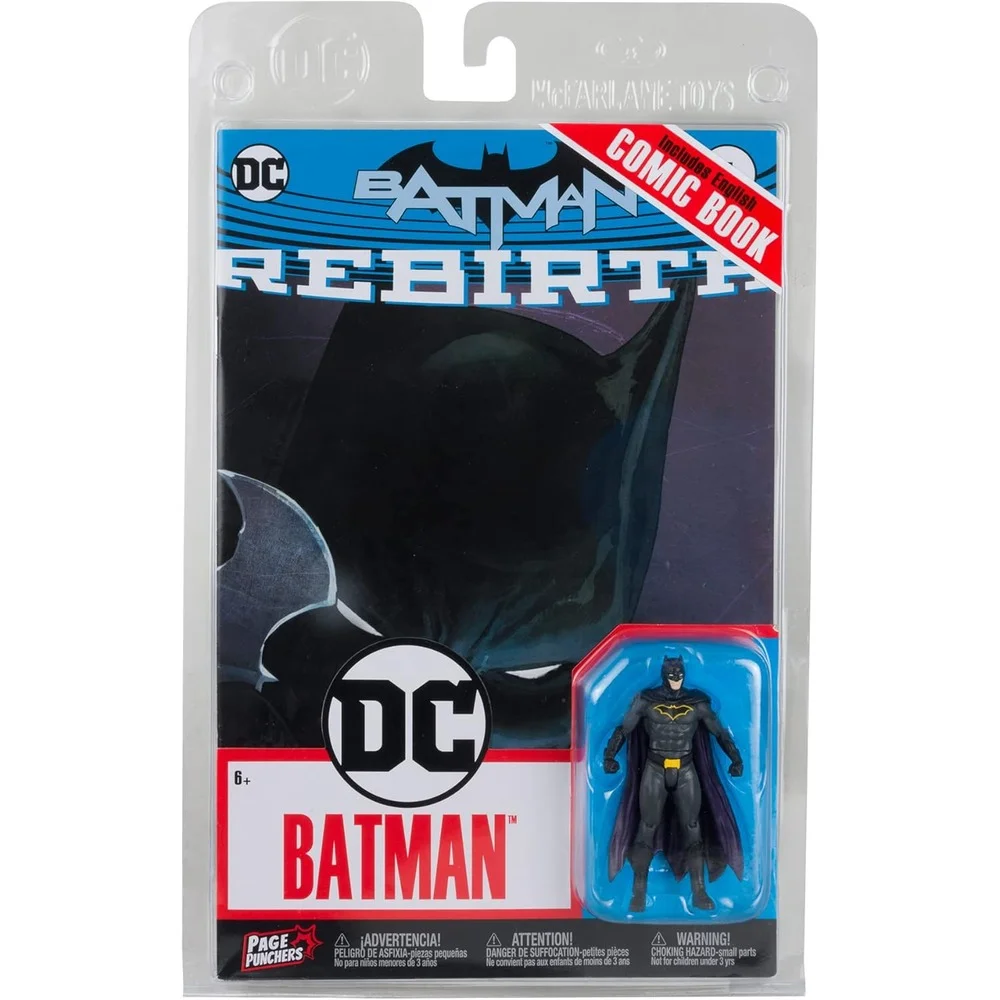 DC DIRECT - 3IN FIGURE WITH COMIC WV3 - BATMAN (REBIRTH) Image 1