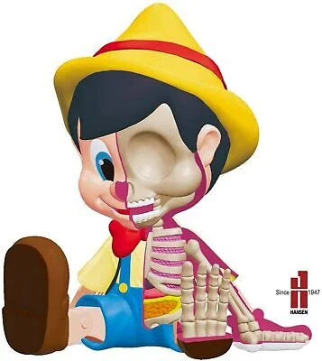 Mighty Jaxx Disney 4D Pinocchio Xxray Figure 10cm Image 1