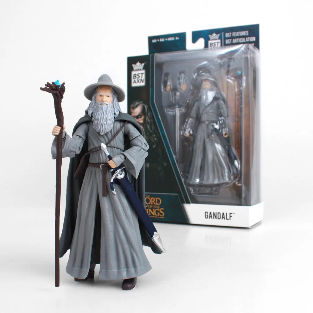 Loyal Subjects BST AXN Lord of the Rings Gandalf 5" Action Figure Image 1