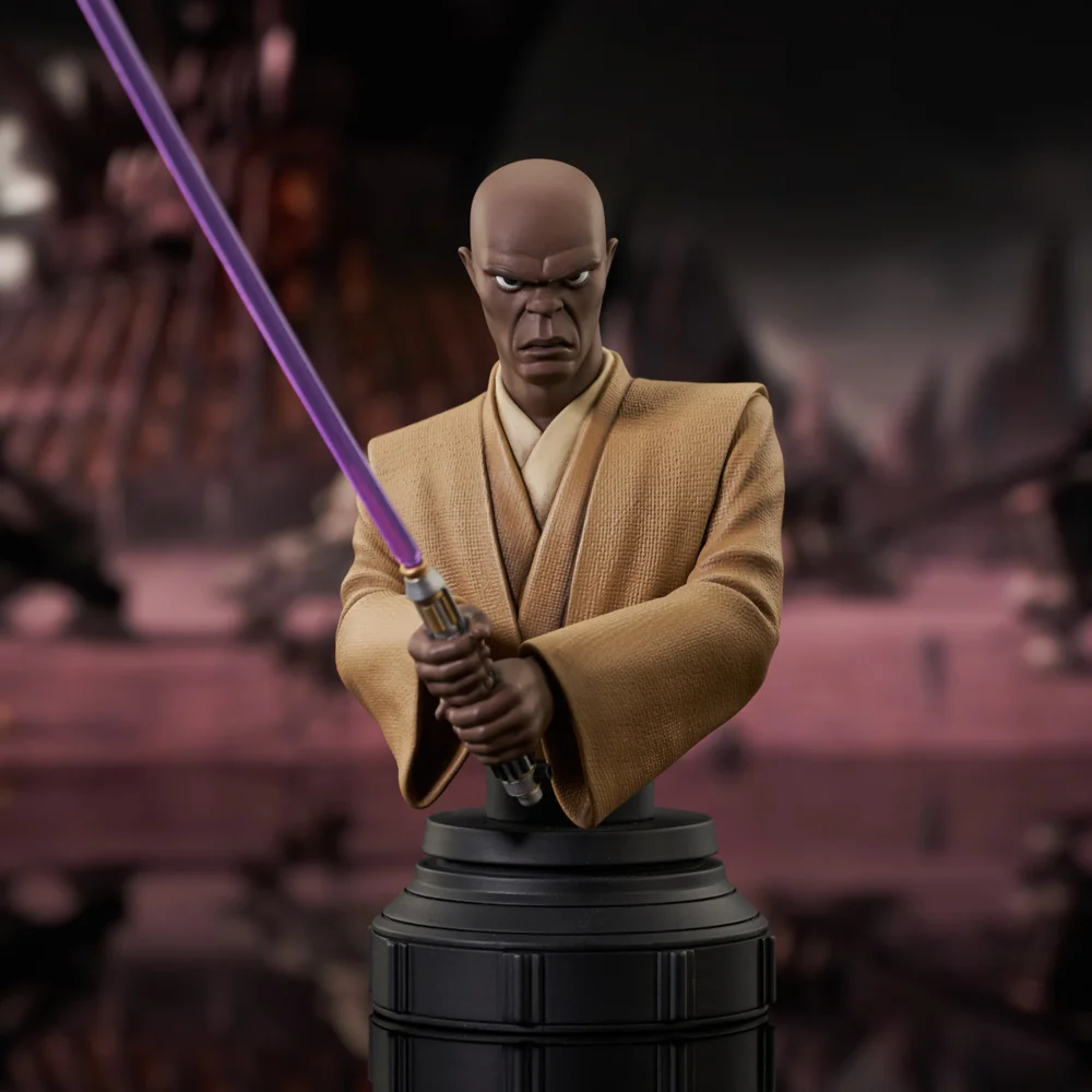 Gentle Giant Star Wars The Clone Wars Mace Windu 1/7th Scale Bust 15 cm Image 1